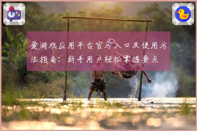 爱游戏应用平台官方入口及使用方法指南：新手用户轻松掌握要点